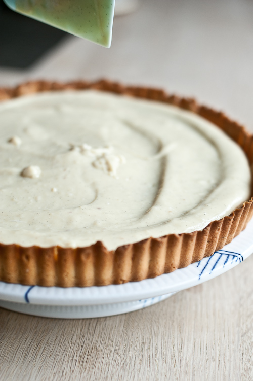 Mørdej med frangipane og nu også creme 