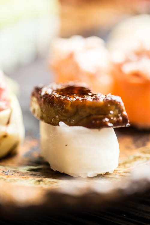 Sushi med perfekt stegt foie gras