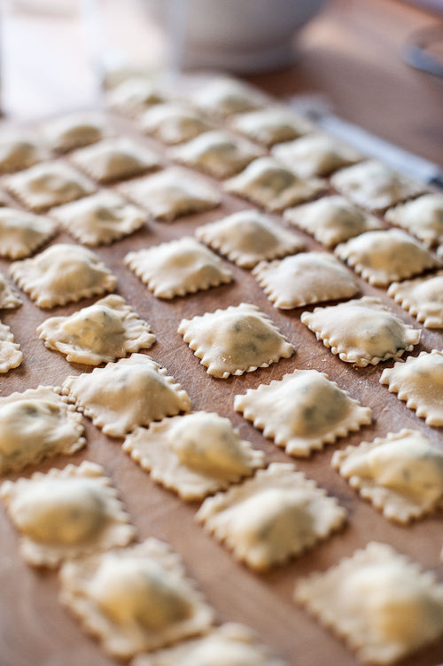 Hjemmelavede ravioli